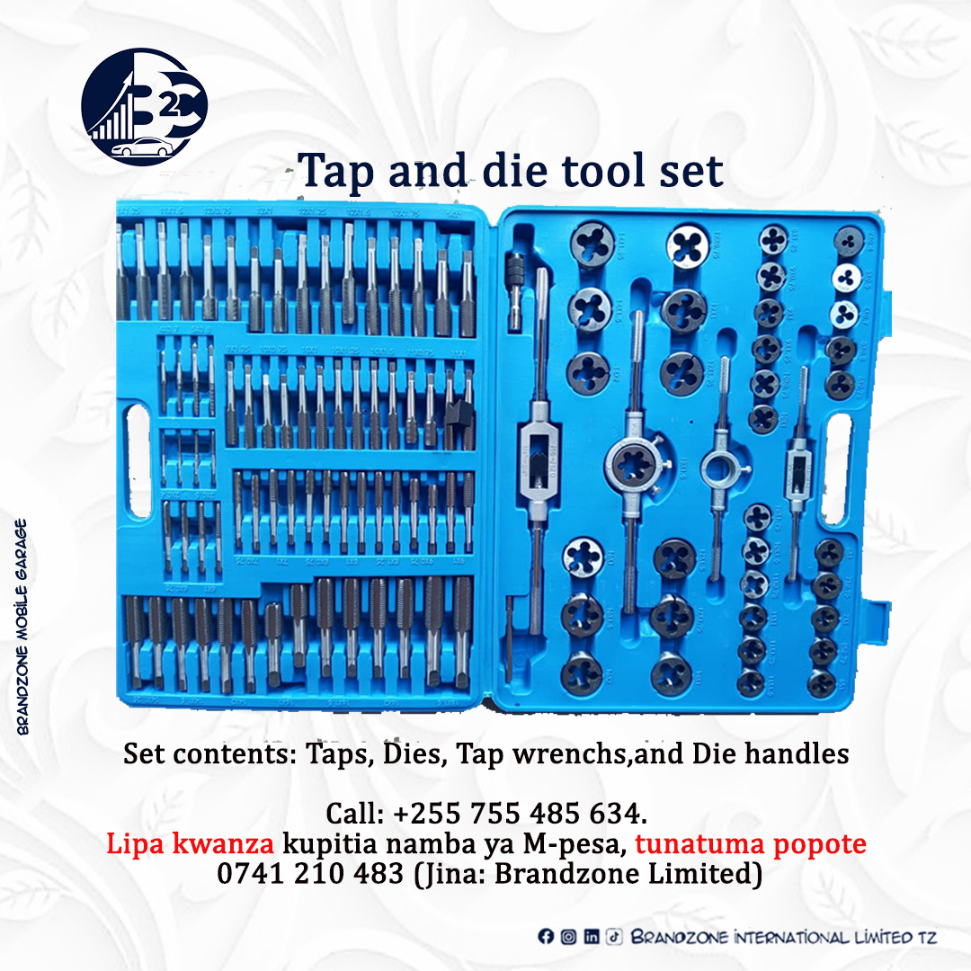 Tap and Die tool set 