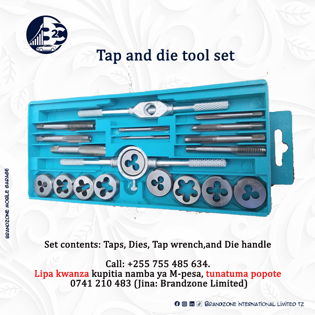 Tap and Die tool set 