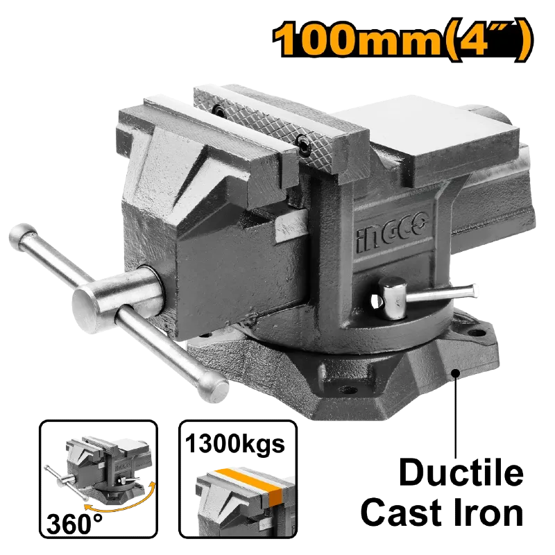 100mm (4") Bench Vise - Image 2