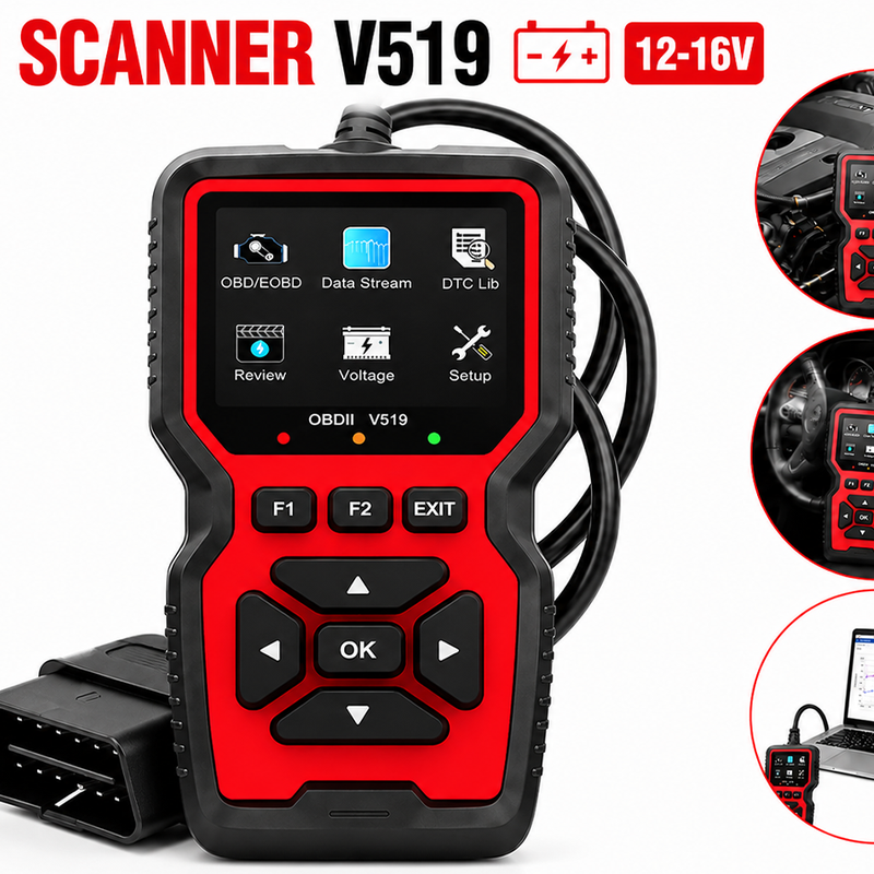 V519 OBD II DIAGNOSTIC SCANNER  - Image 2